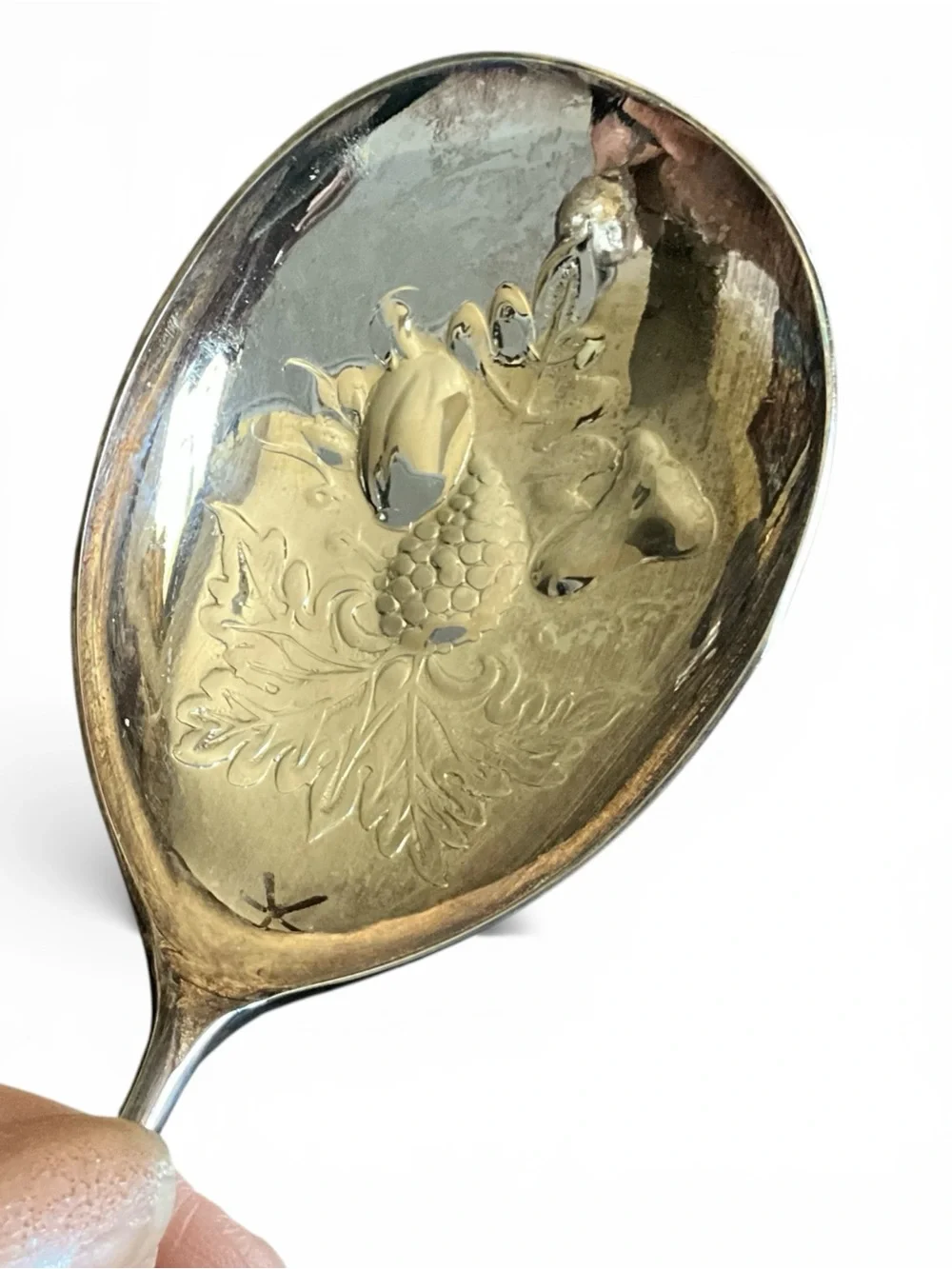 Vintage Sheffield England Silver Plate Serving Tong in Original Box